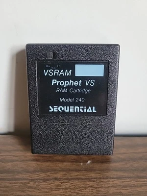 Sequential Prophet VS VSRAM RAM Cartridge Model 240 Memory Card Sound Patches 2  - Image 1 of 4