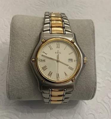 Ebel 1911 187902 Two-Tone 18k Gold Bezel Stainless Steel Watch. Unisex - Image 1 of 4