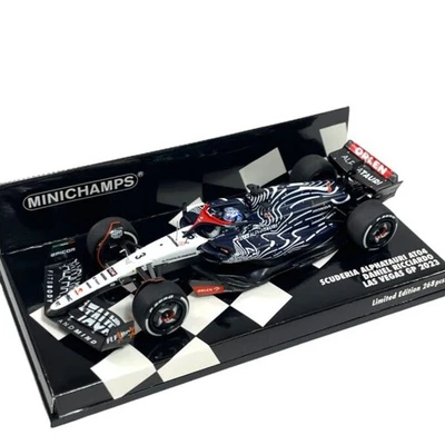 Modellino F1 Minichamps 1/43 Alpha Tauri AT04 Las Vegas GP 2023 #3 D. Ricciardo - Immagine 1 di 4