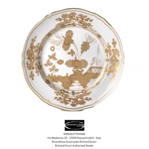 Richard Ginori - Oriente Italiano AURUM - Piatto segnaposto cm 31 - Rivenditore - Foto 1 di 4