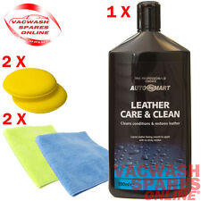 AUTOSMART LEATHER CARE AND CLEAN - CLEANER - CONDITIONER - MAINTAIN / BEST SET