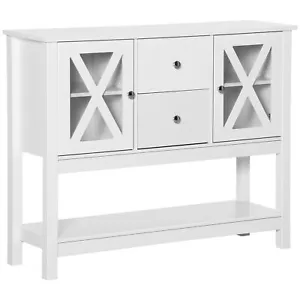 Kitchen Sideboard Buffet with Storage Living Room Entryway Coffee Bar Cabinet - Picture 1 of 11