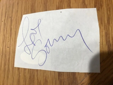 Sony Bono signed autograph JSA Authentication  "Love Sonny" cut Signature Cover