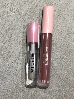 Lápiz labial líquido mate y brillo labial transparente básico H&M Beauty hecho para bebé nuevo Foto 1 de 2