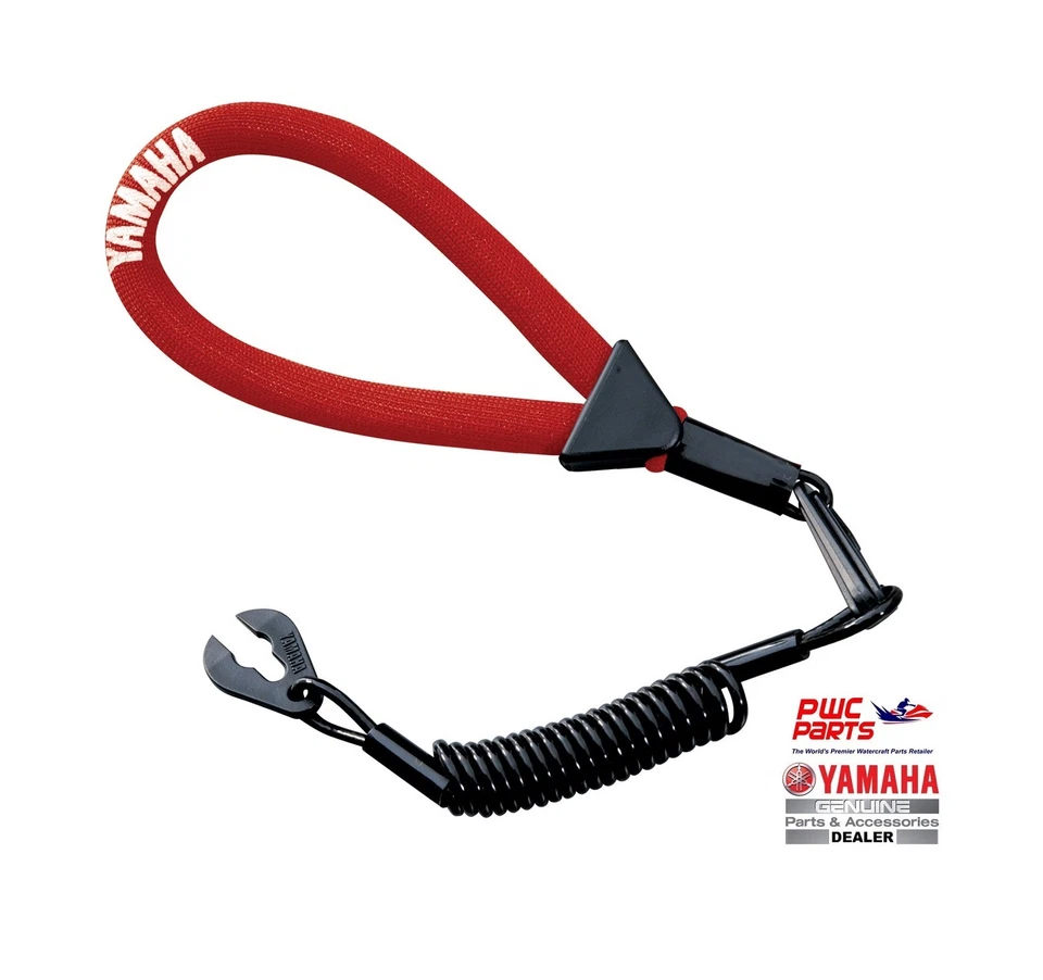 Muñeca flotante con cordón Yamaha OEM WaveRunner XLT GP FX-HO SHO VX MWV-LANCD-00-RD Foto 1 de 1