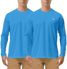 Roadbox Mens Upf 50+ Uv Sun Protection Shirts Outdoor Long Sleeve Fishing T-Shir