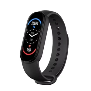 M6 Smart Watch Mężczyźni Kobiety Fitness Inteligentna bransoletka Opaska sportowa Tętno Krew Pre - Zdjęcie 1 z 7
