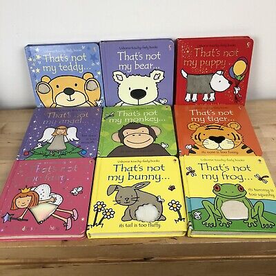 Thats Not My Books Bundle - 9 Books Touchy Feely Books Fiona Watt Rachel Wells • 21£