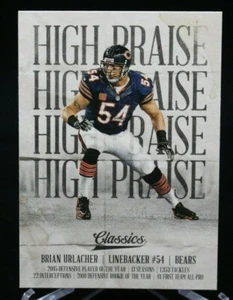 2018 Classics High Praise #10 Brian Urlacher Chicago Bears - Picture 1 of 2