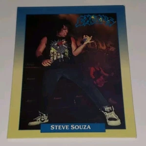 1991 Brockum RockCards #138 Steve Souza Exodus Rock 🎸 Hair Metal Band Cards - Picture 1 of 12