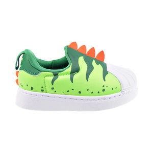 Adidas Superstar 360 "Dinosaur" Toddlers' Shoes Green/Cloud White gx3269 - Picture 1 of 6
