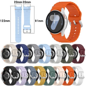 Do Samsung Galaxy Watch7/6 classic/5 pro/4 classic silikonowy pasek zegarek pasek sportowy - Zdjęcie 1 z 28