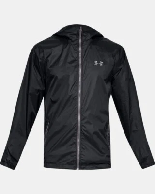 Under Armour Storm Forefront Rain Jacket Windbreaker Black New W/Tags Men’s S - Image 1 of 4
