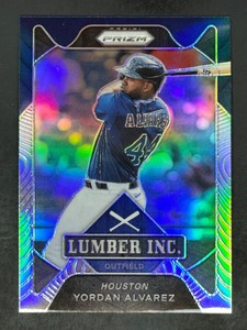 Yordan Alvarez 2021 Panini Prizm Lumber Inc. Silver Prizm #LI10