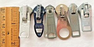 Vintage Metal Heavy Duty Zipper Sliders Pulls Talon 3, Emar (Italy), A56T - Picture 1 of 9