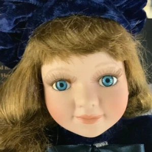 Victorian Collectible Porcelain Doll 16in Special Memories Skater Angelique Avon - Picture 1 of 8