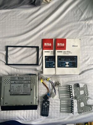 BOSS Audio Systems 660BRGB AM FM CD Bluetooth Double DIN Car Stereo, Multi-Color - Image 1 of 4