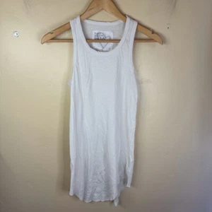 Camiseta sin mangas Frank & Eileen blanca clásica para mujer talla XS NUEVA SIN ETIQUETAS nunca usada Travel Resort - Imagen 1 de 5
