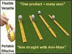 12 x Aim Mate Coach Pack Golf Training Aid Improve Alignment Portable Multi Use