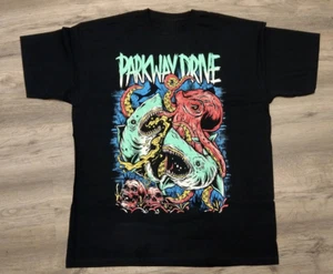 Camiseta unisex Parkway Drive Octopus Sharks Fight MK732 - Imagen 1 de 3