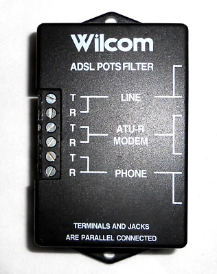 PS-15 Wilcom ADSL Wall Mount POTS Filter Splitter Terminal Jack PS-15-I2 - Image 1 of 4