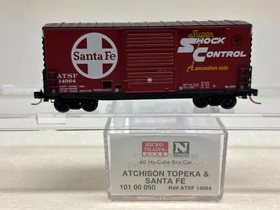 N Scale Micro Trains MTL 101 00 050 ATSF 14064 Box Car - Image 1 of 4