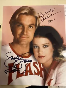 Sam J Jones & Melody Anderson Signed 8x10 Photo - FLASH GORDON - Picture 1 of 4