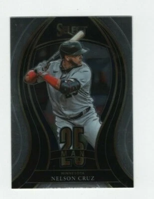 2021 PANINI SELECT BASEBALL 25 MAN NELSON CRUZ MINNESOTA TWINS #25M-24 - Image 1 of 3
