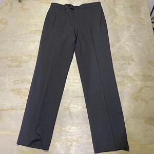 RALPH LAUREN Grey COMFORT FLEX PANTS FLAT FRONT DRESS PANTS SIZE 32x32 - Picture 1 of 6