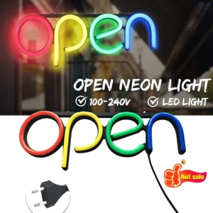 XXL LED Schild Display Leuchtreklame Werbung Sign Neon GEÖFFNET Bar Open Reklame - Bild 1 von 13