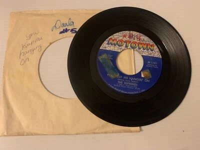 Vintage 1966 Motown 45 RPM Vinyl Record The Supremes "You Keep Me Hangin On" & " - Image 1 of 4
