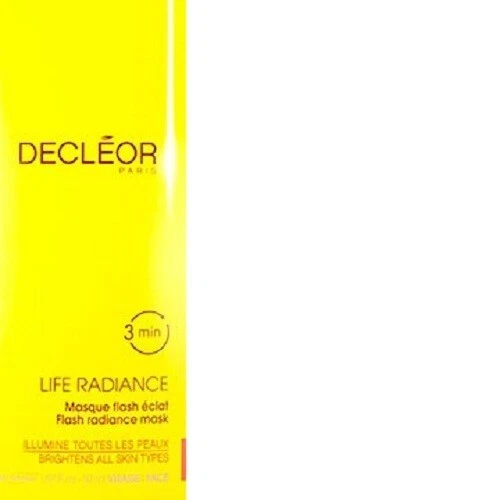 Máscara Decleor Life Radiance Flash Radiance 1,69 oz/50 ml nueva en caja Foto 1 de 1