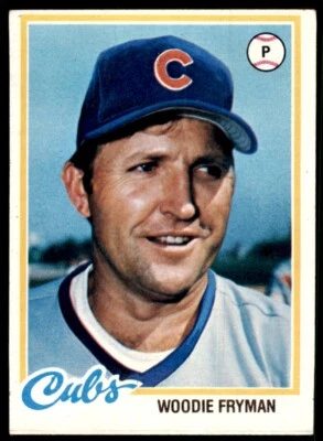 1978 TOPPS WOODIE FRYMAN CHICAGO CUBS #585 (102) - Image 1 of 2