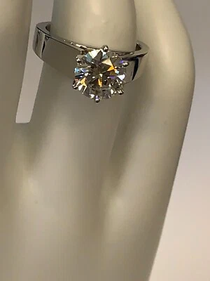 IGI 2.02Ct G VS1 LAB GROWN  Diamond Engagement Rings  Round - Image 1 of 4