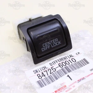 Genuine OEM Toyota LAND CRUISER 1991-96 Center Diff Lock Switch Knob 84725-60010 - Picture 1 of 8
