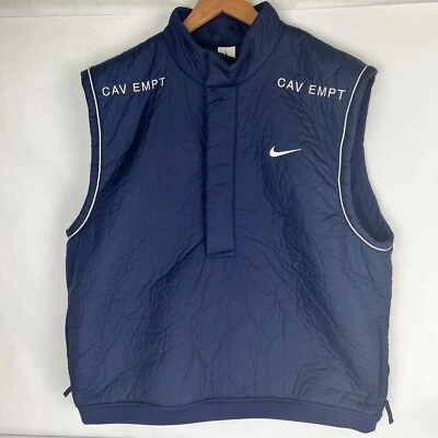 Nike x CE Vest - CAV EMPT Navy Blue Vest - Size Large Mens - FW18 2019 - Image 1 of 4