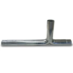 5 Inch Aluminized Taper Lock Y Pipe For Long Drop Elbows For Peterbilt - Bild 1 von 2