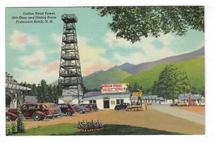 VTG Postcard Indian Head Tower Franconia Notch, NH - Picture 1 of 2