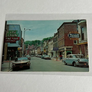 Postal de farmacia Galena Illinois Main Street Robertsons - Imagen 1 de 6