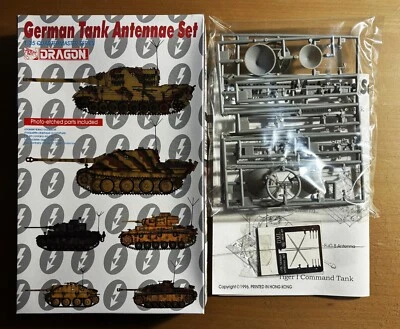 DRAGON 3819 - GERMAN TANK ANTENNAE SET - 1/35 PLASTIC KIT - Immagine 1 di 2