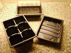 10 HALBE GRÖSSE SAMENSCHALEN & 10 OBERTEILE & 10 X 6 ZELLENSCHALEN 10 HALBE SAMENSCHALEN OHNE LÖCHER - Bild 1 von 12