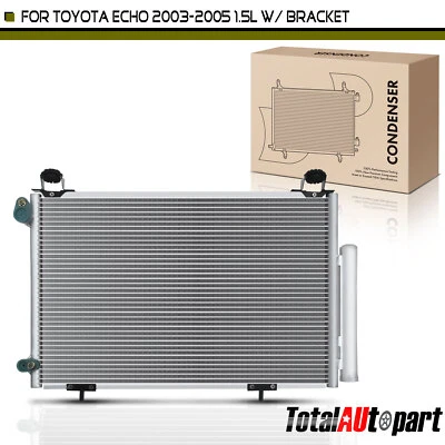Nuevo condensador de CA con receptor secador para Toyota Echo 2003 2004 2005 con soporte Foto 1 de 4