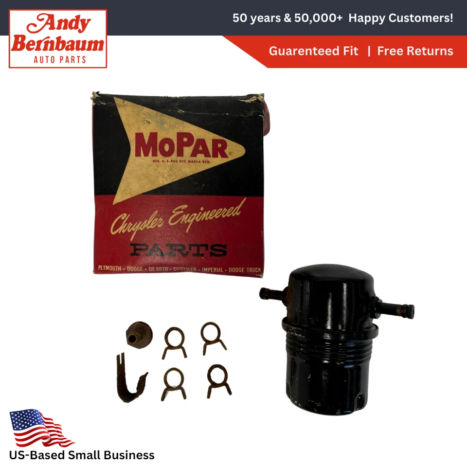 1958 道奇普利茅斯克莱斯勒 Desoto Fury Lancer 300 燃油过滤器 1879513 NOS。 — 第 1/4 张图片