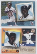 1998 Pacific Invincible Platinum Blue Deivi Cruz #32