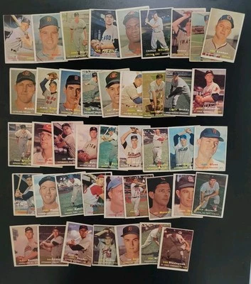 1957 Topps Baseball Lot - 43 Cards - Ray Boone | Bob Lennon | More! - Image 1 of 4