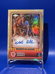 2024 Topps Chrome McDonald's All-American #2 Kendall Dudley 55/75 Auto - Picture 1 of 2