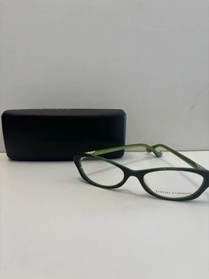 David Yurman Women’s Eyeglasses, DY052 08S 53-17-135, Green - Image 1 of 3