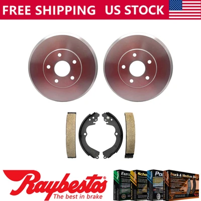 Rear Kit Brake Drums & Brake Shoes For 1993-2001 Subaru Impreza - Raybestos - Imagem 1 de 4