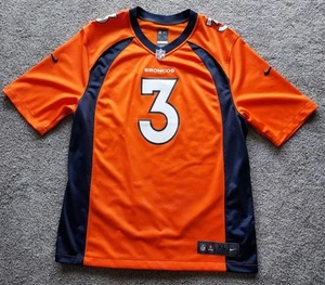 Nike Mens Orange NFL Denver Broncos Russell Wilson #3 Football Jersey Size XL - Picture 1 of 18