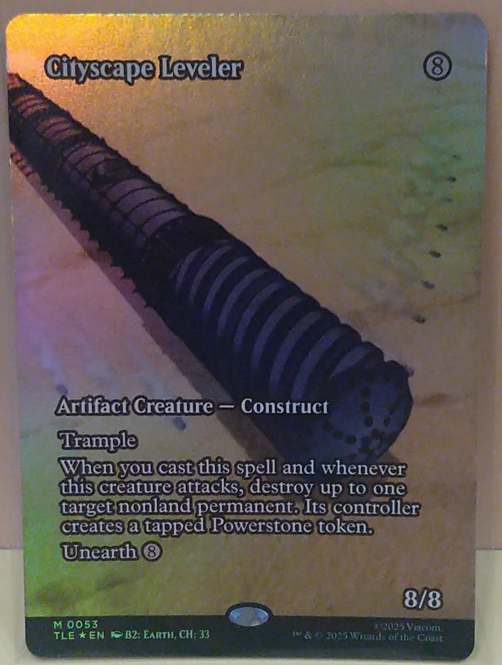 MTG - Avatar TLA Eternal - Cityscape Leveler *Borderless Foil* - Bild 1 von 1
